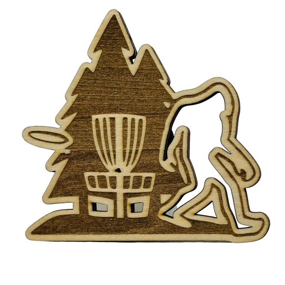 Disc Golf Car Air Freshener Laser Engraved Wood Vent Clip On CHOOSE DESIGN - Picture 1 of 16